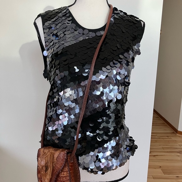 Kathy Levine Tops - Sequins and stretch? Insane!